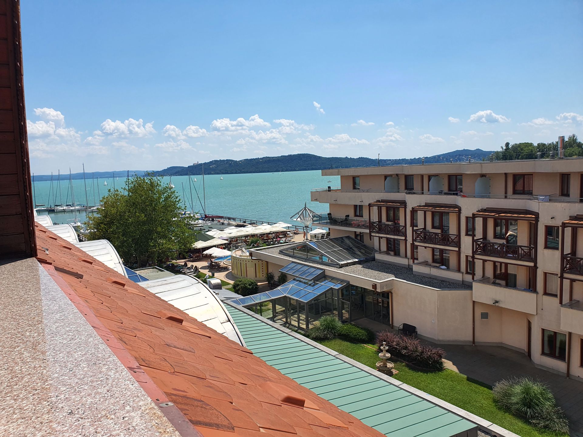 Kilátás a Premium szárnyból