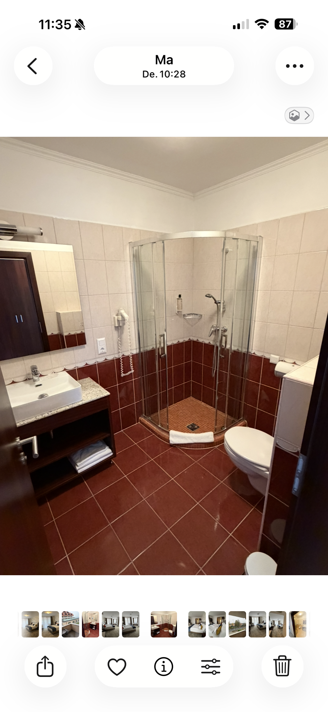 Superior szoba fürdőszoba